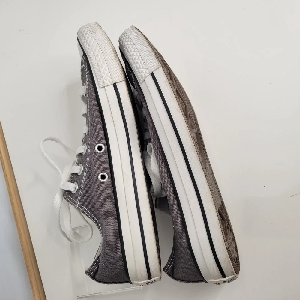 Converse Chuck Taylor All Star Unisex 6M‎ 8W Gray Low Top Canvas Sneakers 1J794 - Picture 8 of 14